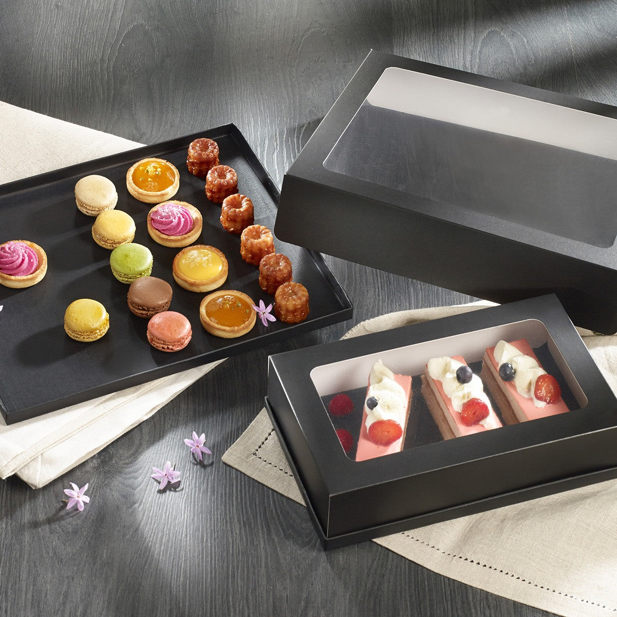 Plateaux et couvercles