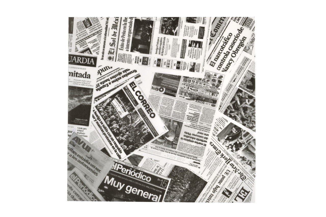 Papier ingraissable blanc "journal" 30 x 30 cm - 3000 unités