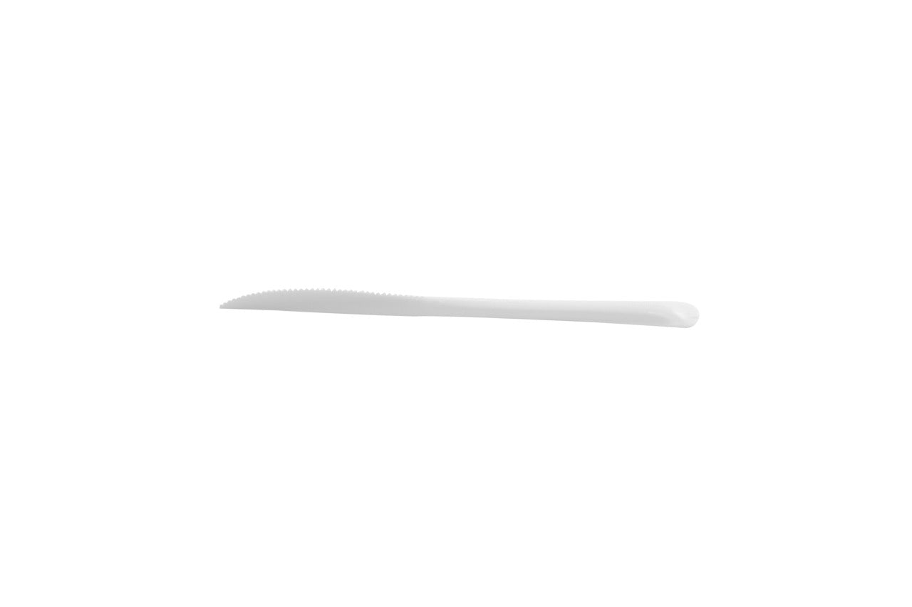 EKO Couteau blanche en CPLA 17 cm - 1500 unités