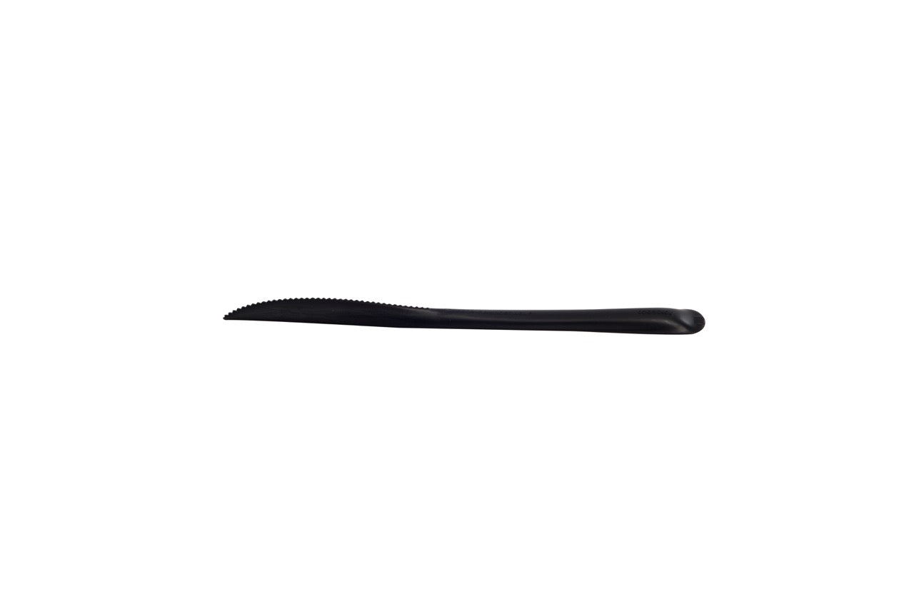 EKO Couteau noir en CPLA 17 cm - 1500 unités