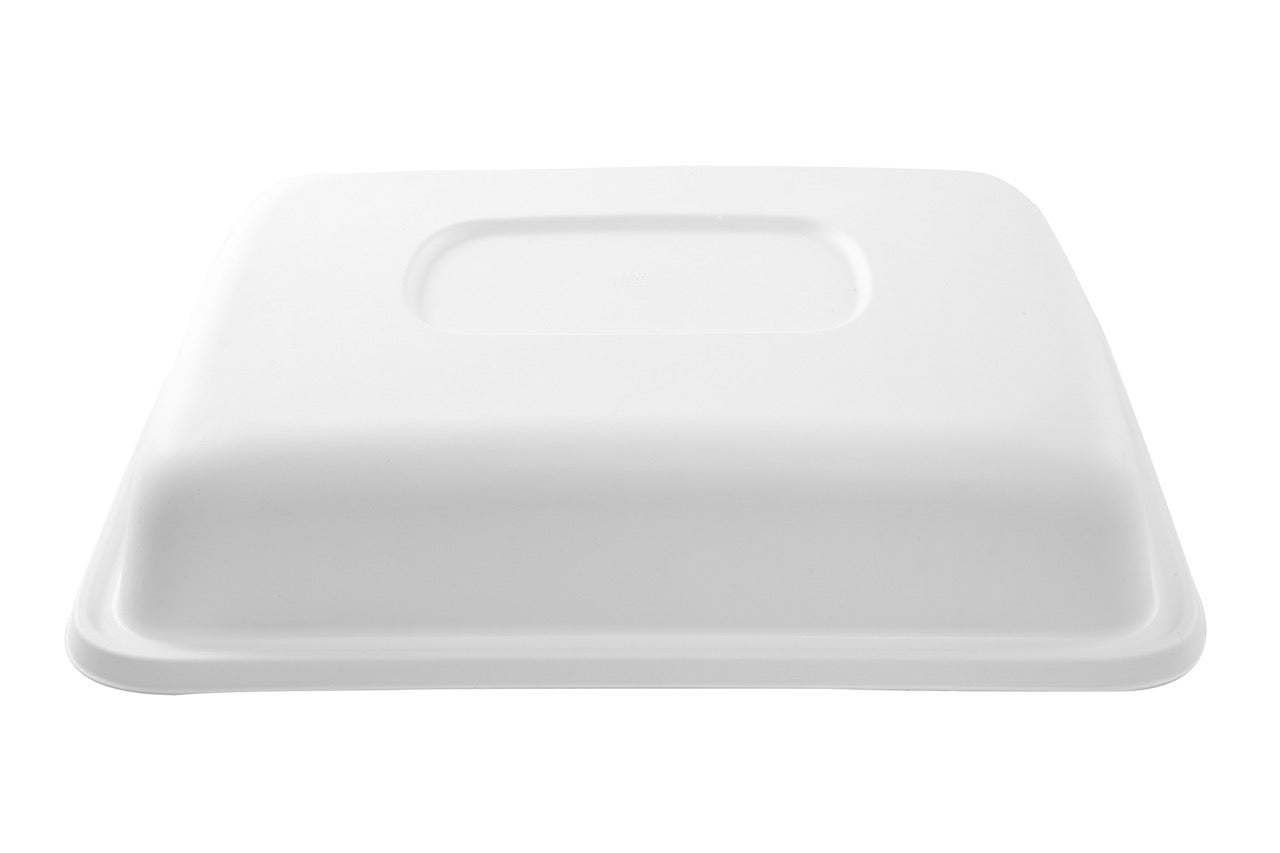 EKO Wing Tray - Couvercle blanc en canne à sucre pour EKO Wing Tray - 120 unités