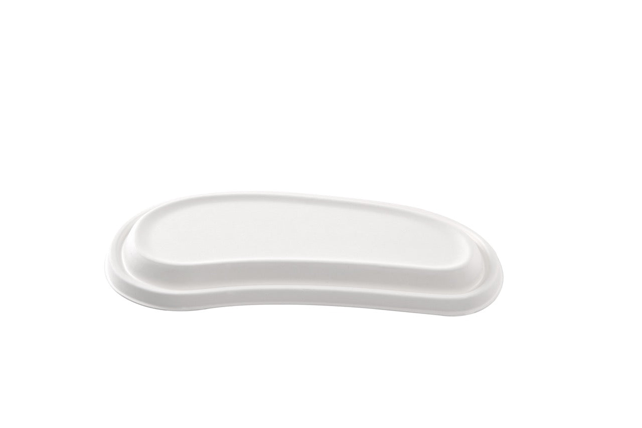 EKO Wing 750 ml - Couvercle blanc en canne à sucre pour bol EKO Wing 750 ml - 120 unités