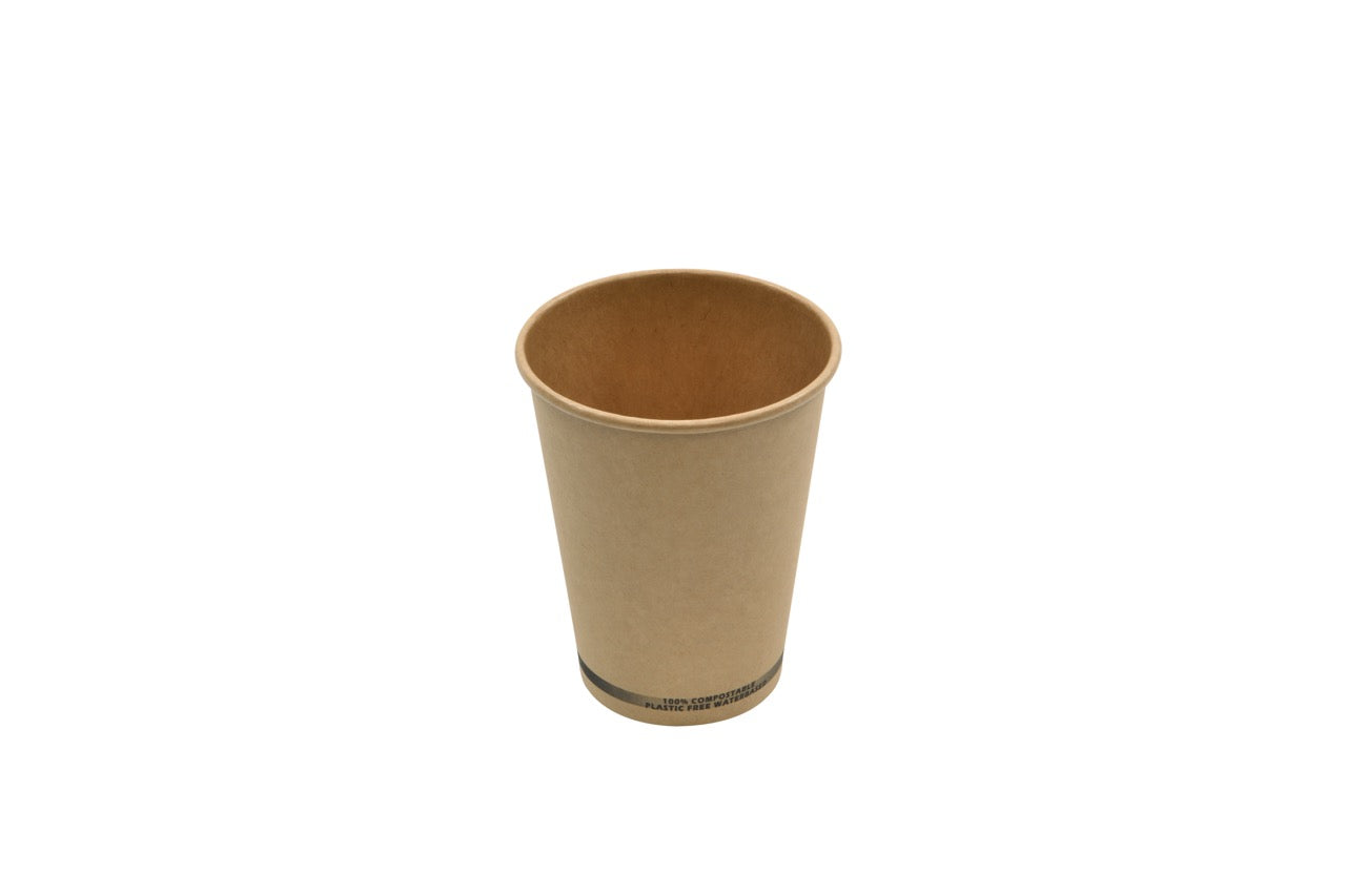Gobelet en carton kraft SANS PLASTIQUE 360 ml - 1000 unités