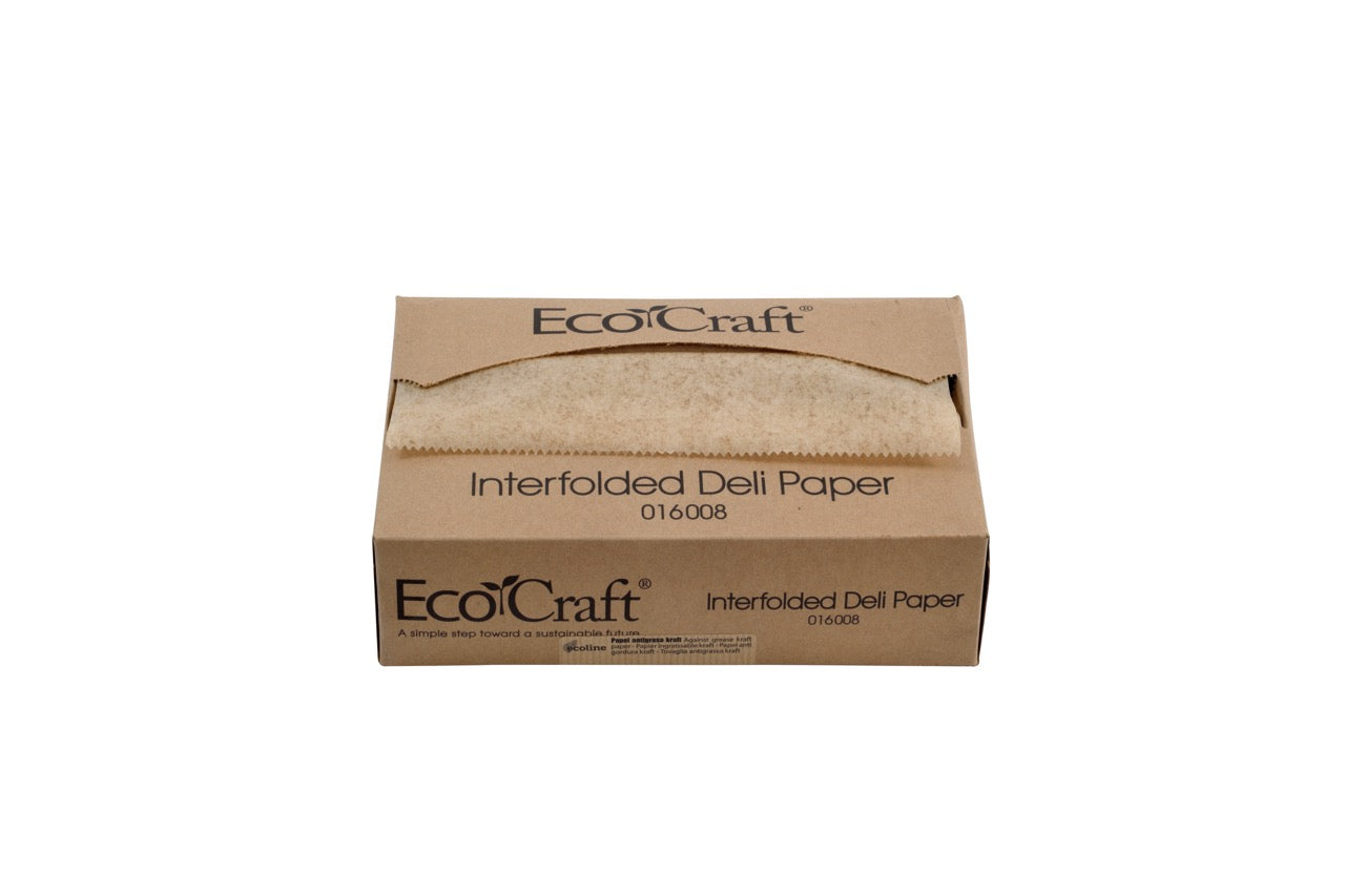 Papier ingraissable kraft 20,6 x 27 cm en distributeur - 12 x 500 unités