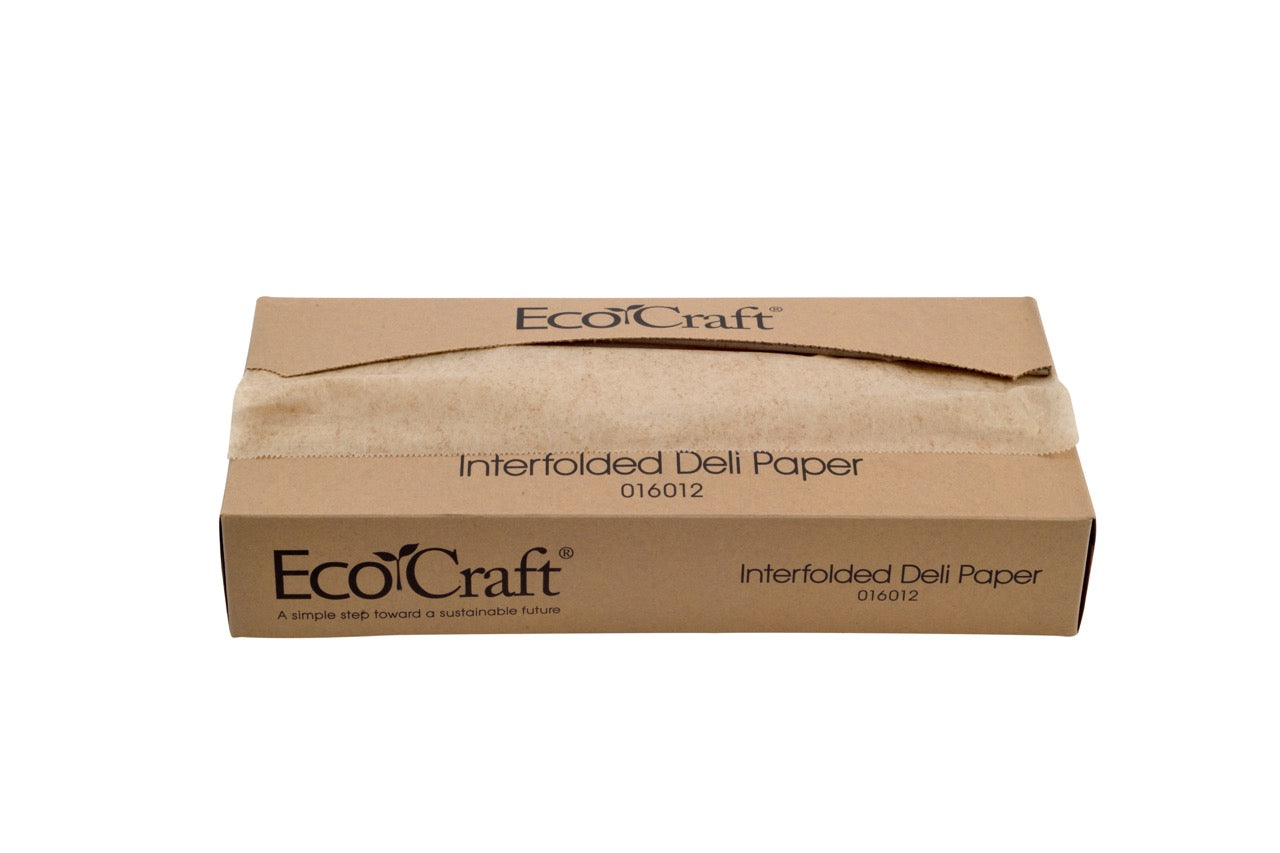 Papier ingraissable kraft 30,8 x 27 cm en distributeur - 12 x 500 unités
