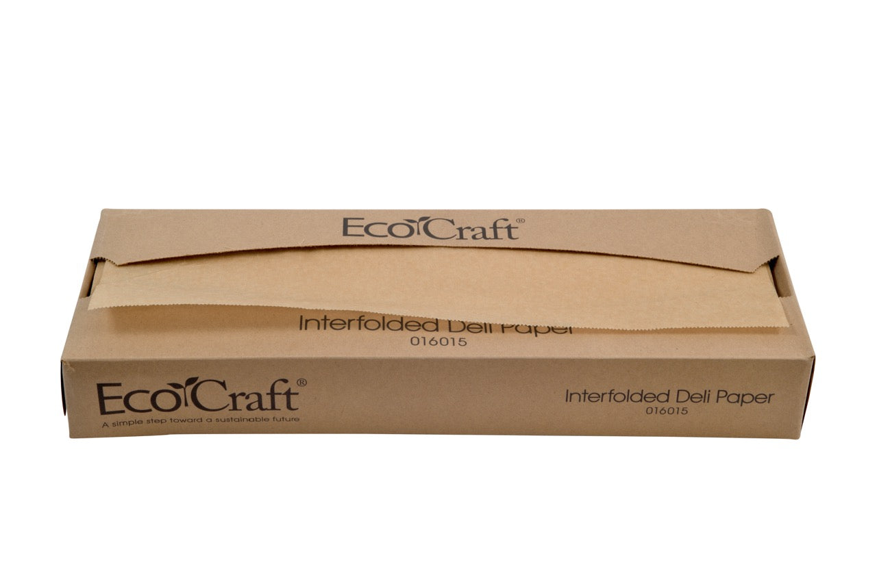 Papier ingraissable kraft 37,5 x 27 cm en distributeur - 12 x 500 unités
