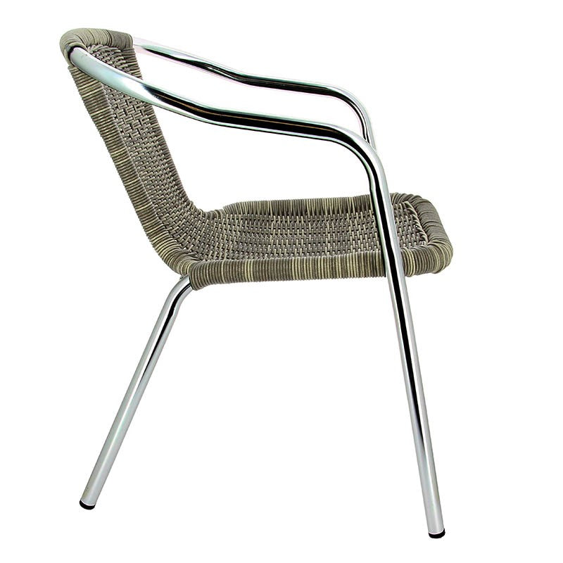 Fauteuil restaurant Blain GRIS METAL | 1 Unité(s)