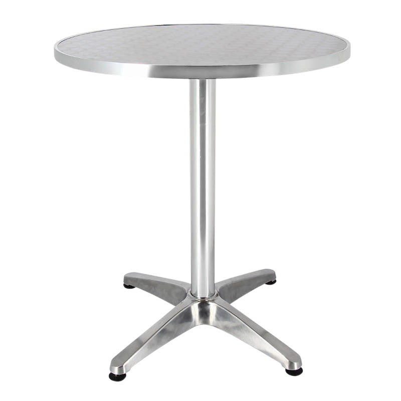 Table aluminium Bruxelles Ø60 Gris METAL | 1 Unité(s)