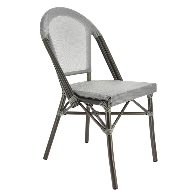 Chaise exterieure restaurant Biarritz GRIS METAL | 1 Unité(s)