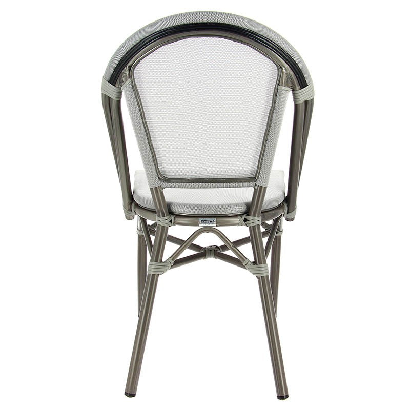 Chaise exterieure restaurant Biarritz GRIS METAL | 1 Unité(s)