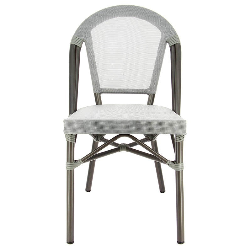 Chaise exterieure restaurant Biarritz GRIS METAL | 1 Unité(s)