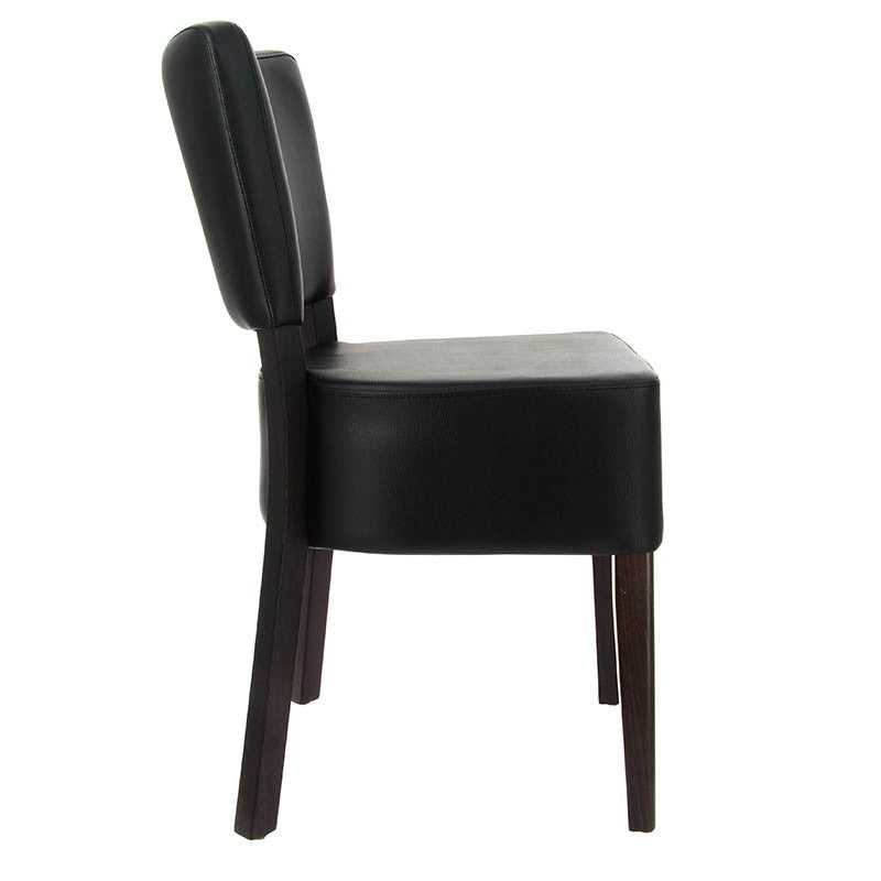 Chaise haute restaurant Amsterdam NOIR BOIS | 2 Unité(s)