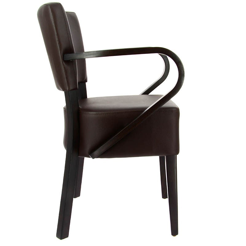 Fauteuil restaurant Amsterdam MARRON BOIS | 1 Unité(s)