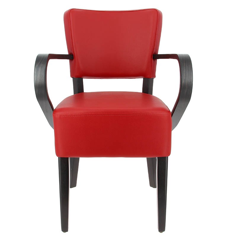 Fauteuil restaurant Amsterdam ROUGE BOIS | 1 Unité(s)