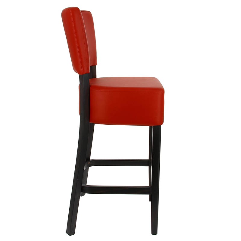 Chaise haute restaurant Amsterdam ROUGE BOIS | 1 Unité(s)