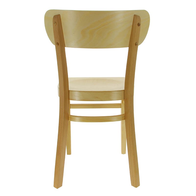 Chaise restaurant bois Bastia NATUREL BOIS | 2 Unité(s)