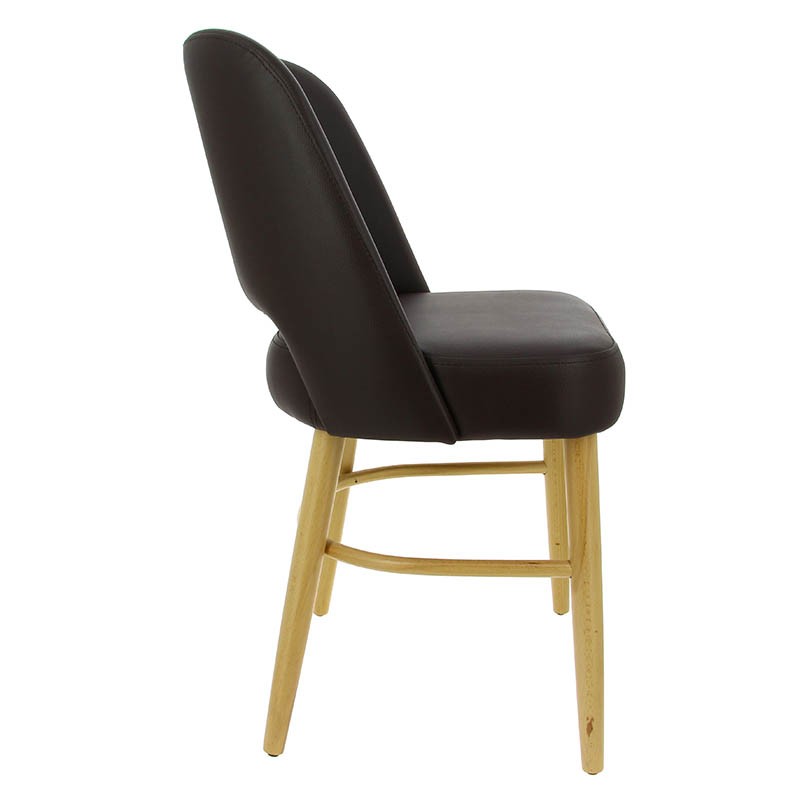 Chaise de restaurant Colisée confort MARRON BOIS | 2 Unité(s)