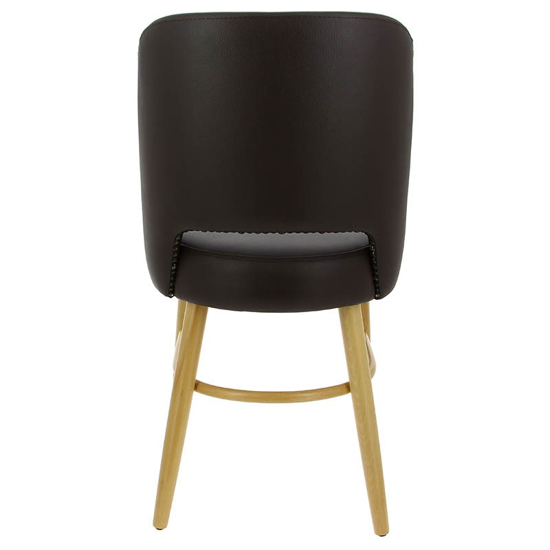 Chaise de restaurant Colisée confort MARRON BOIS | 2 Unité(s)