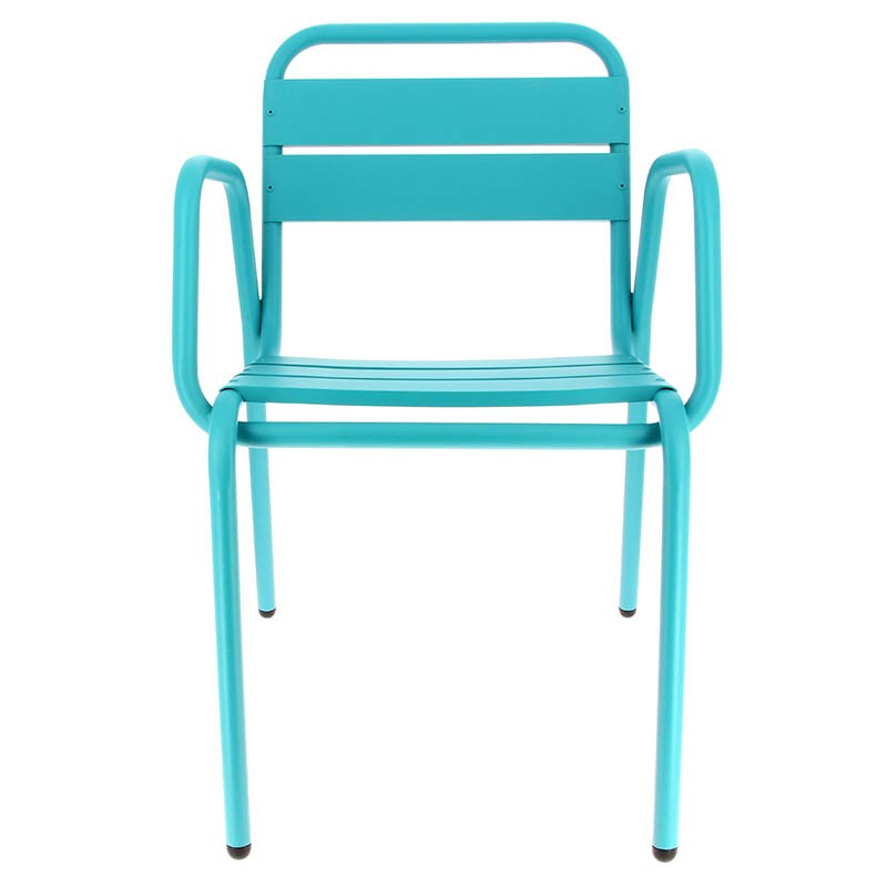 Fauteuil aluminium Avignon BLEU METAL | 4 Unité(s)