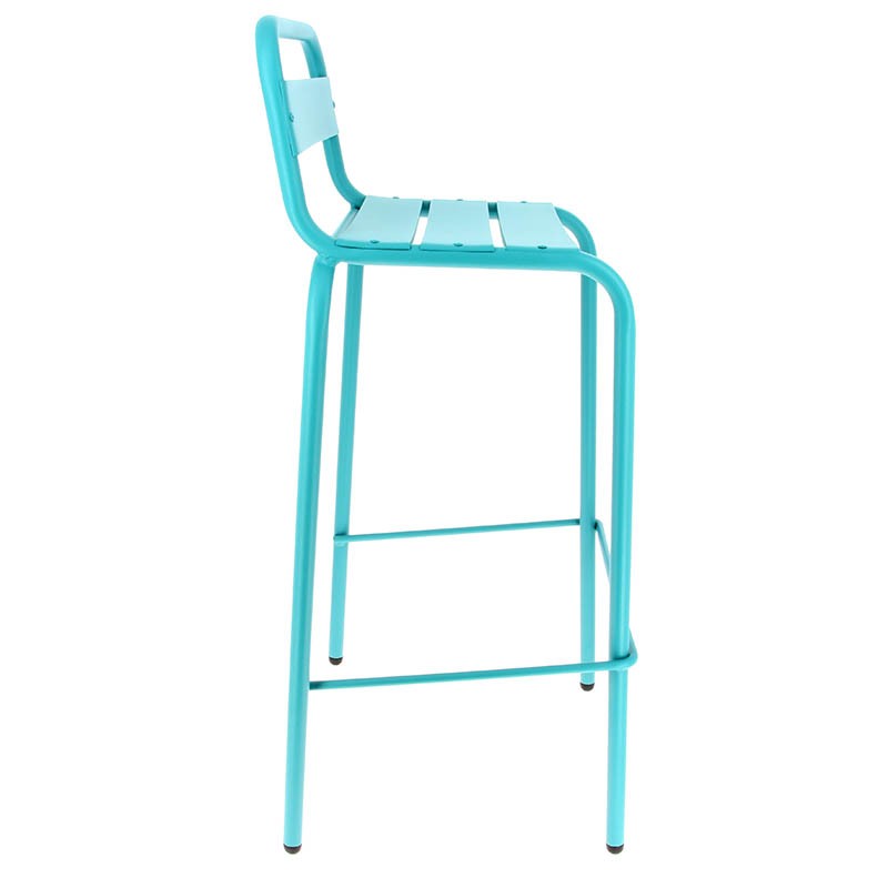 Chaise haute aluminium Avignon BLEU METAL | 3 Unité(s)