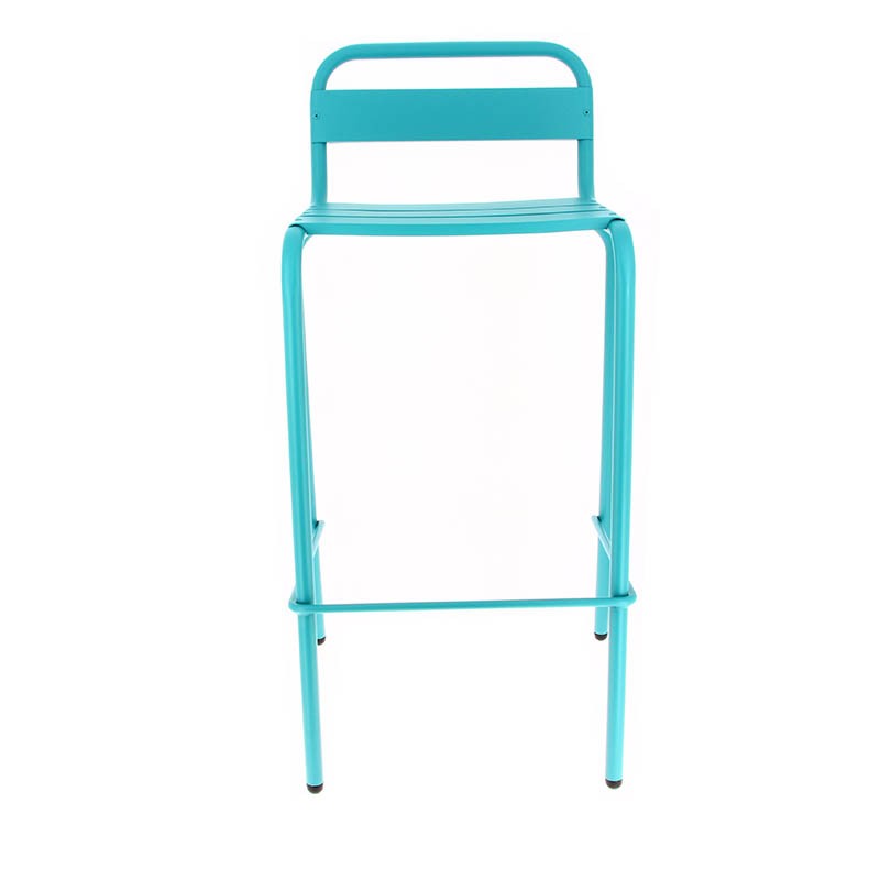 Chaise haute aluminium Avignon BLEU METAL | 3 Unité(s)