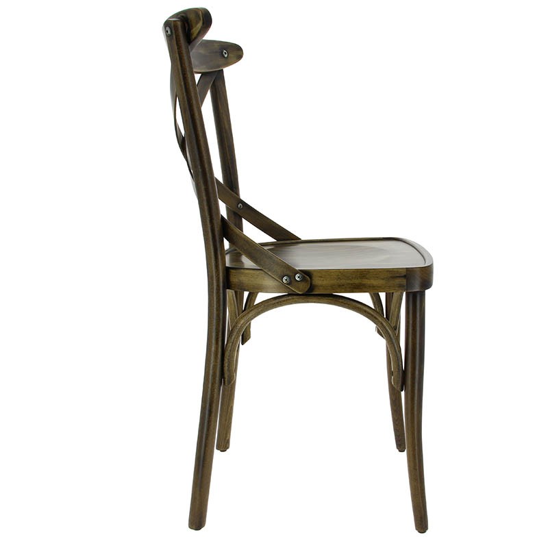 Chaise restaurant Chinon hetre cérusée MARRON BOIS | 2 Unité(s)