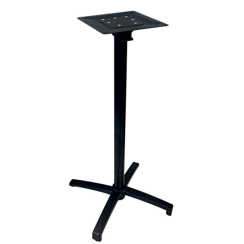 Piètement mange debout rabattable aluminium Calvi NOIR METAL | 1 Unité(s)