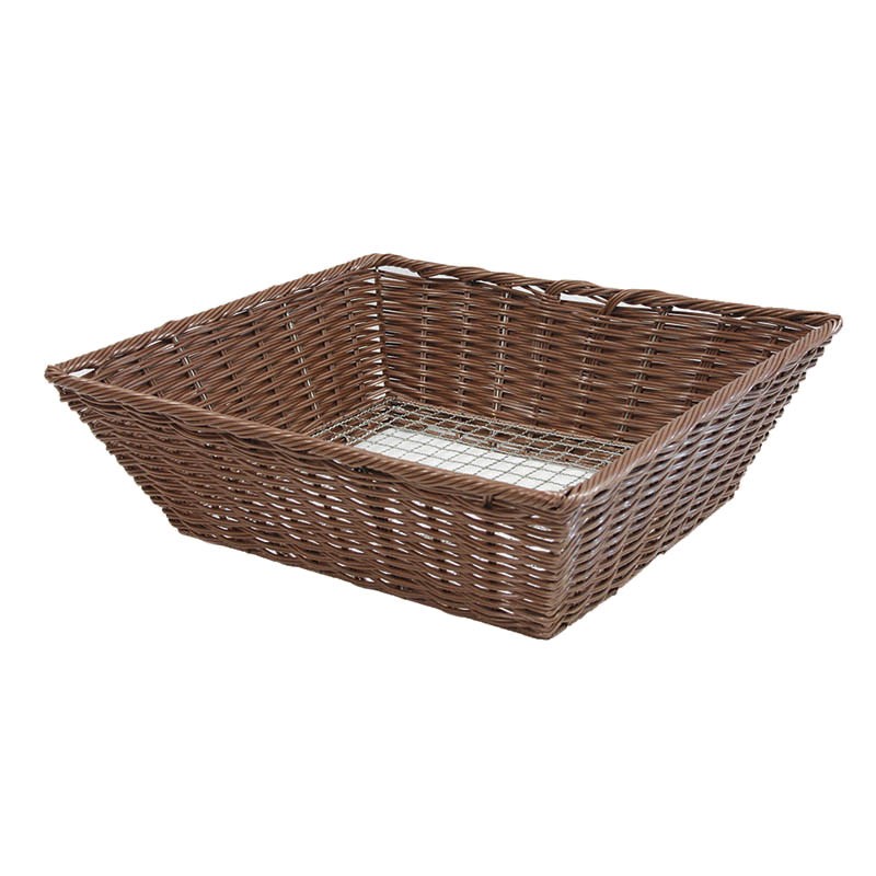 Corbeille présentoir poissonnerie Passoir 54x46 MARRON POLYPROPYLENE | 1 Unité(s)