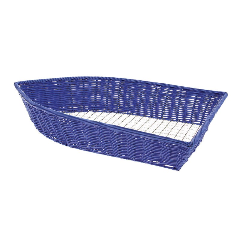 Corbeille Présentoir polypropylène Barque 37x27 BLEU POLYPROPYLENE | 1 Unité(s)