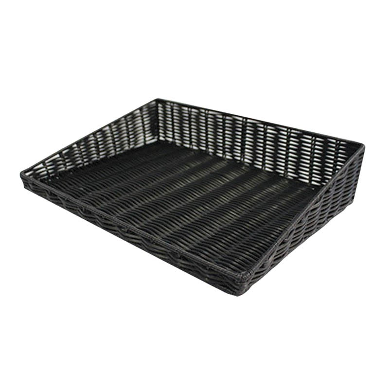 Présentoir polypropylène noir Tablette 40x30 NOIR POLYPROPYLENE | 6 Unité(s)