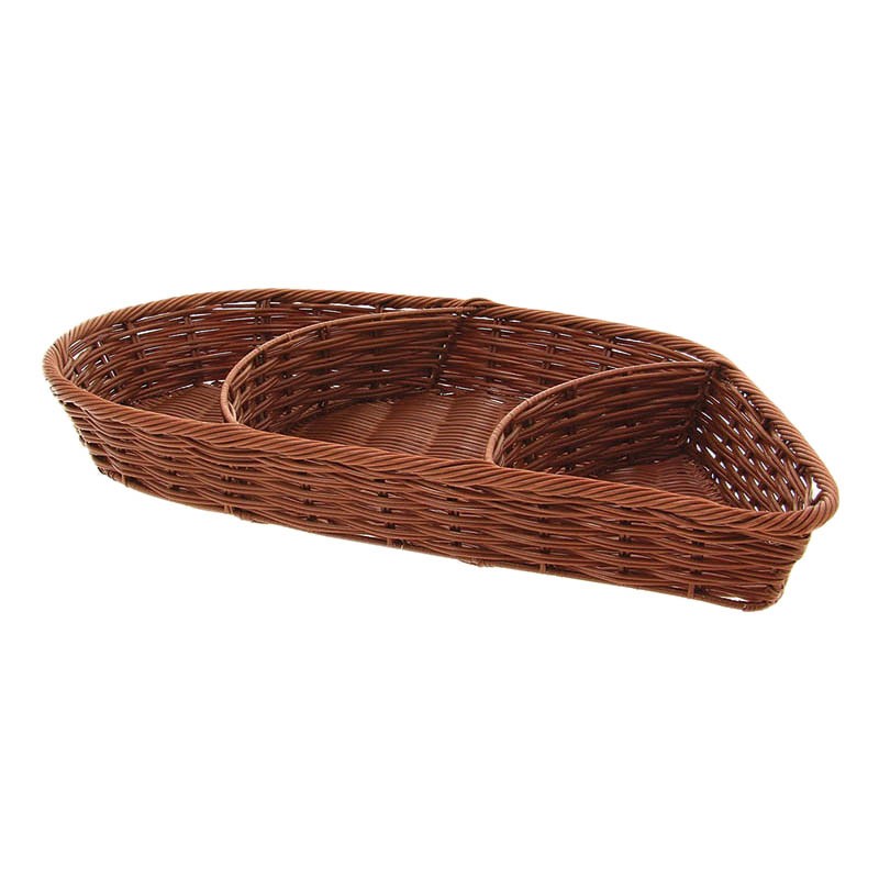 Corbeille manne polypropylène Moule 3 cases 60x33.5 MARRON POLYPROPYLENE | 5 Unité(s)