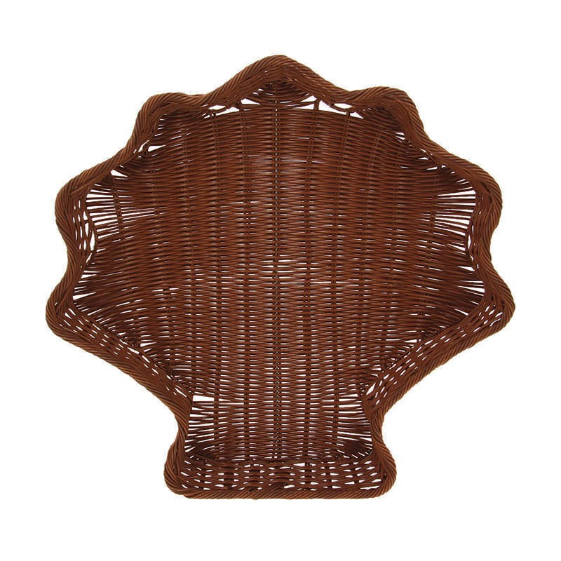 Corbeille manne polypropylène Coquille 61x58 MARRON POLYPROPYLENE | 1 Unité(s)