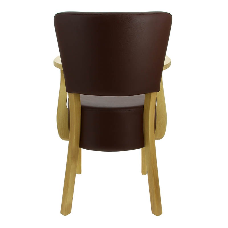 Fauteuil restaurant Amsterdam MARRON BOIS | 1 Unité(s)