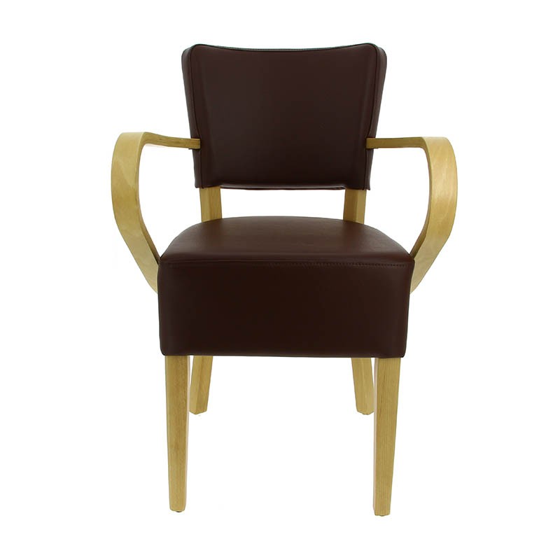 Fauteuil restaurant Amsterdam MARRON BOIS | 1 Unité(s)