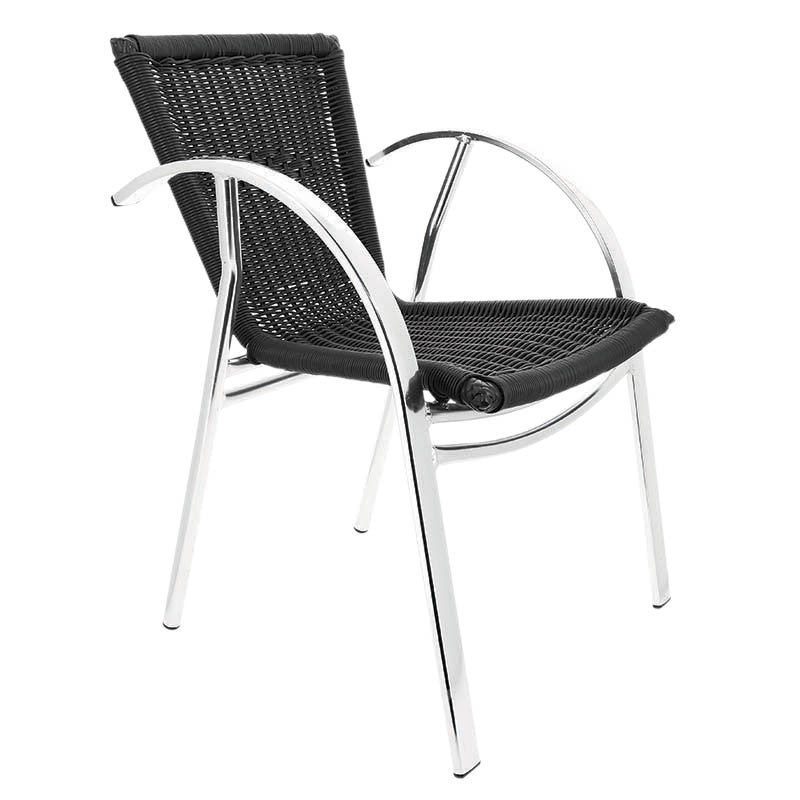 Fauteuil terrasse restaurant Mandelieu NOIR METAL | 1 Unité(s)