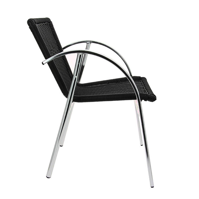 Fauteuil terrasse restaurant Mandelieu NOIR METAL | 1 Unité(s)