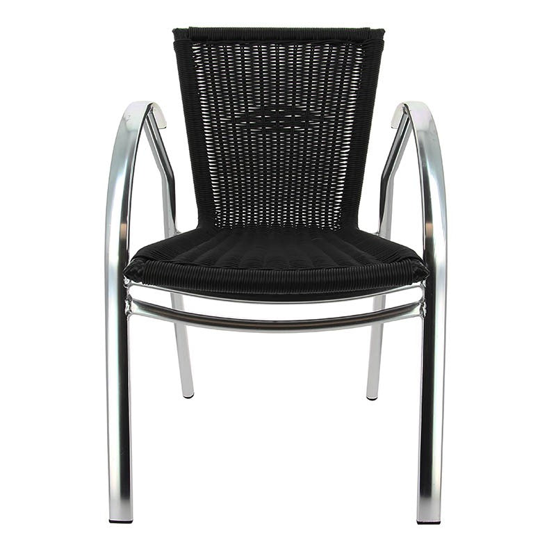 Fauteuil terrasse restaurant Mandelieu NOIR METAL | 1 Unité(s)