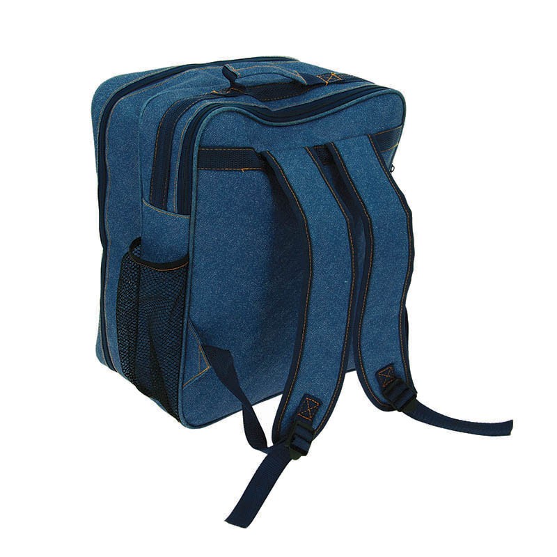 Sac à dos de plage jeans isotherme Perigord 4 couverts BLEU ISOTHERME | 10 Unité(s)