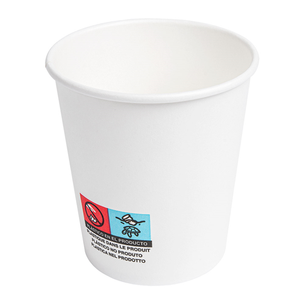 Gobelets boissons chaudes carton blanc 180 ML - 6 OZ | 1000 Unités