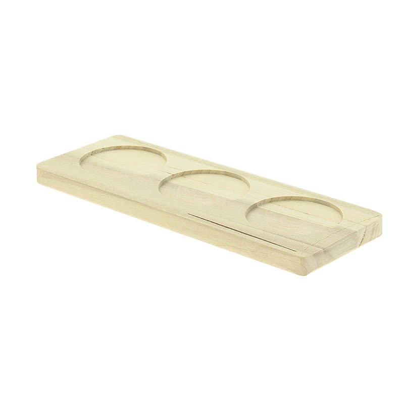 Plateau de présentation bois Bosco 29x10.5 BOIS BOIS | 60 Unité(s)
