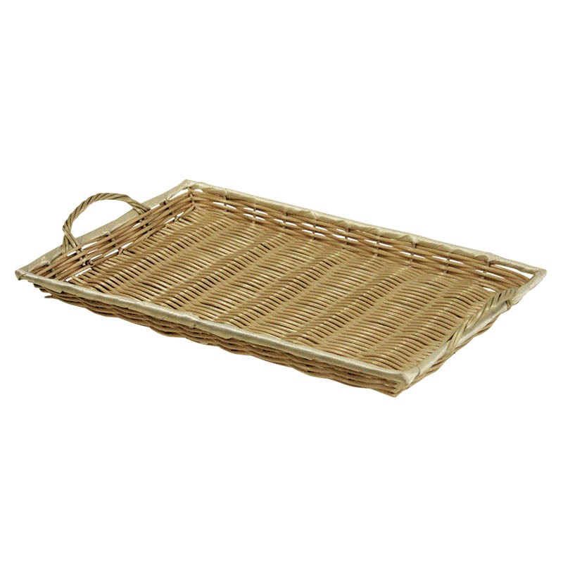 Plateau polypropylène rectangle Plastic 37x22 MIEL POLYPROPYLENE | 40 Unité(s)