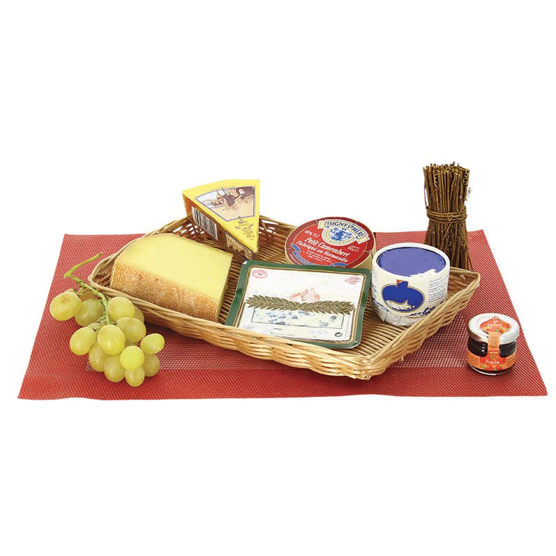 Plateau polypropylène rectangle Cantal 32x22 MIEL POLYPROPYLENE | 20 Unité(s)