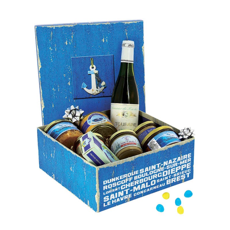 BOITE CARTON AVITAILLEUR CARRE PM BLEU CARTON | 10 Unité(s)