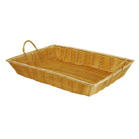 Corbeille polypropylène rectangle Aillet 40x30 MIEL POLYPROPYLENE | 30 Unité(s)