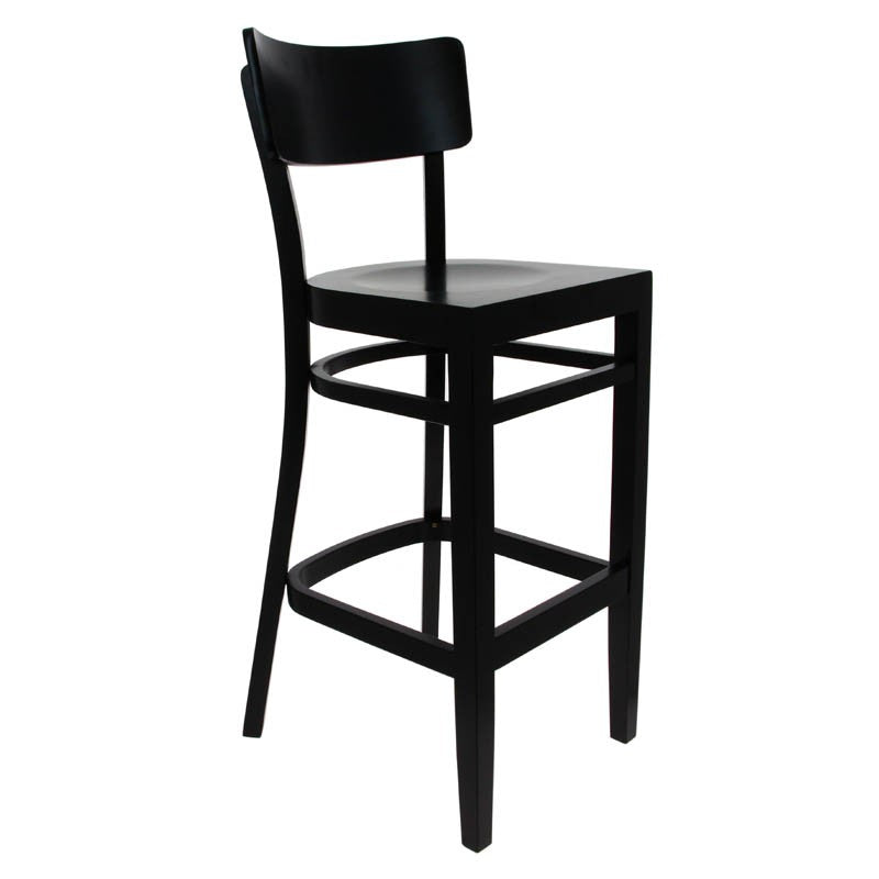 Chaise haute restaurant bois Bastia WENGE BOIS | 1 Unité(s)
