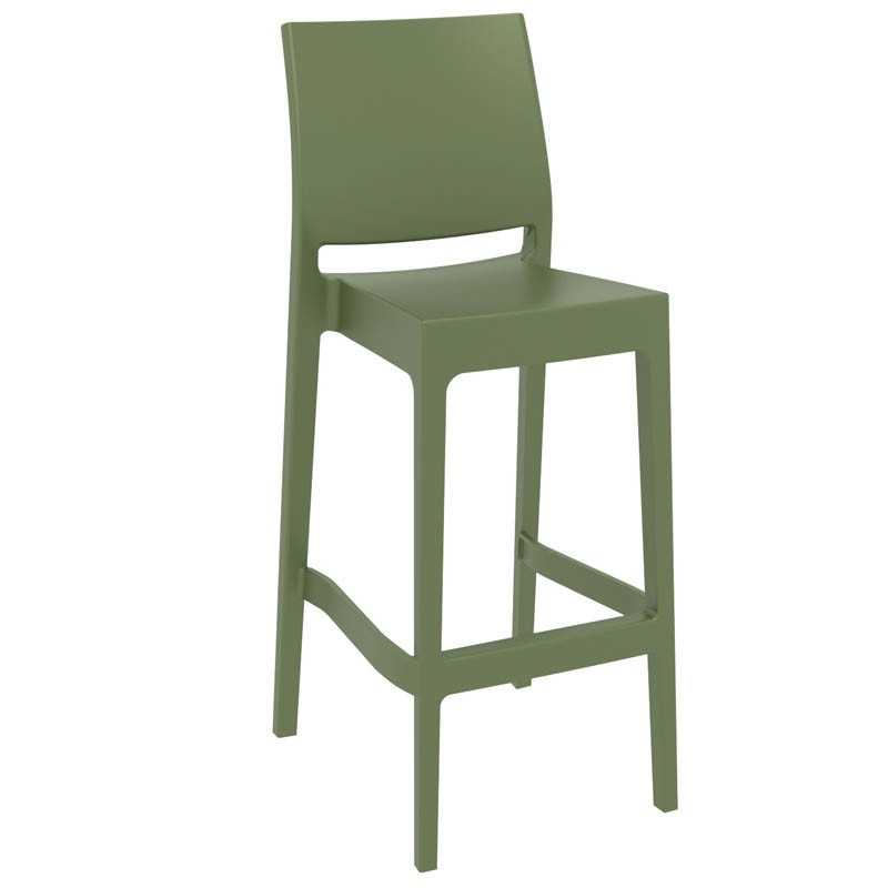 Chaise haute restaurant Inca VERT PLASTIQUE | 4 Unité(s)