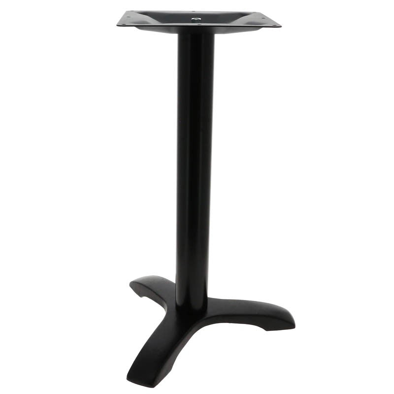 Piètement table de restaurant Detroit 3 branches NOIR METAL | 1 Unité(s)