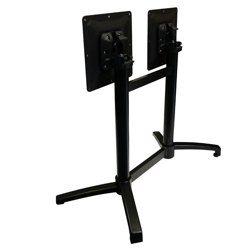 Piètement double rabattable aluminium Calvi NOIR METAL | 1 Unité(s)