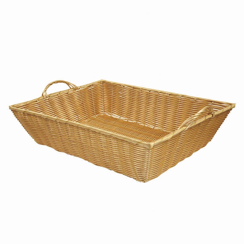 Corbeille polypropylène rectangle Aillet 52x40 MIEL POLYPROPYLENE | 20 Unité(s)