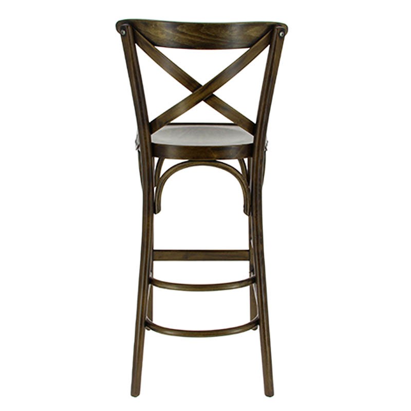 Chaise haute restaurant Chinon hetre cérusée MARRON BOIS | 1 Unité(s)